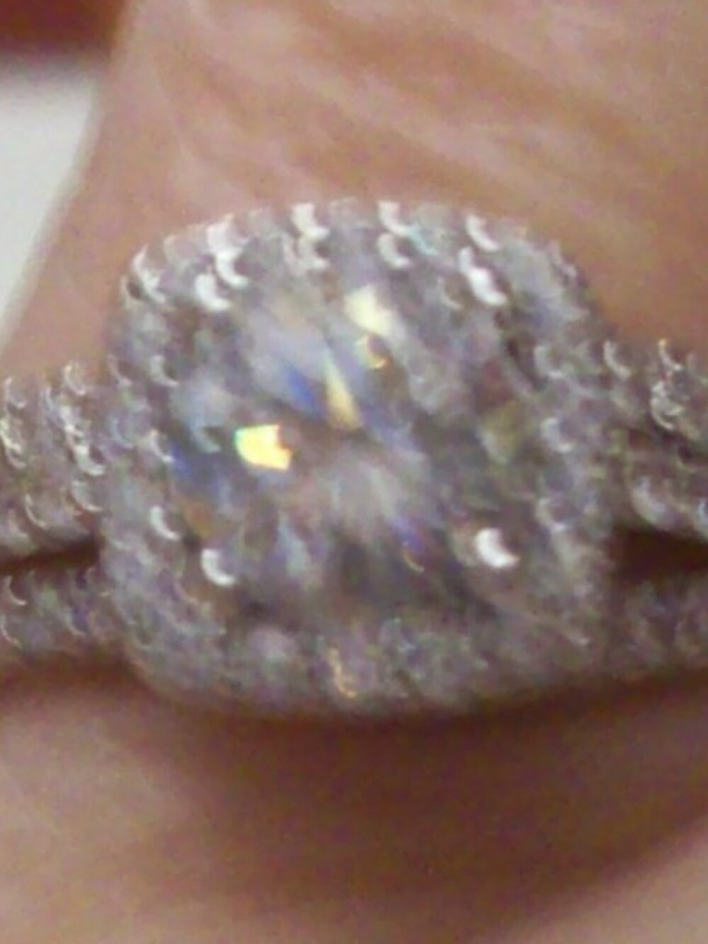 Stunning Women's Cubic Zirconium Wedding Set, Size 10, NWOT - Picture 6 of 6